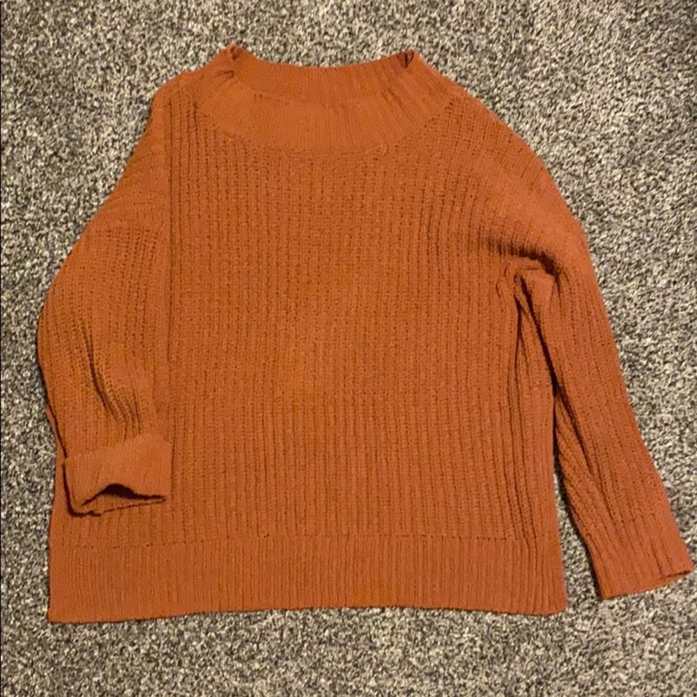 Aerie - Rust Mockneck Sweater